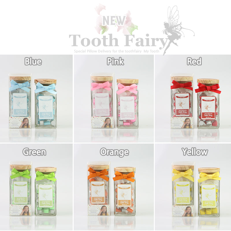 Tooth Fairy Box Bottle Type RED-Infant tooth storage