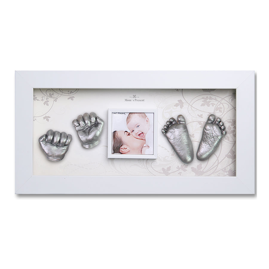 Momspresent Baby Hands and Foot 3D Casting Print DIY Kit with White Frame6. Autumn-flavor