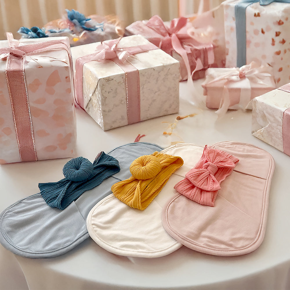 Arm-Only Baby Swaddle with Matching Headband – Breathable Modal Fabric, Anti-Moro Reflex, Soft & Lightweight for Newborns – Summer Sleepwear Gift Set