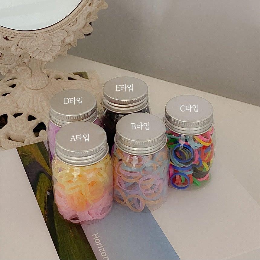 120pcs Basic Elastic Hair Band Set