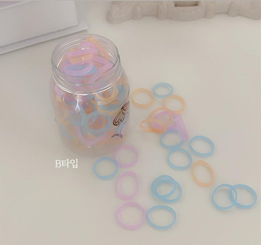 120pcs Basic Elastic Hair Band Set