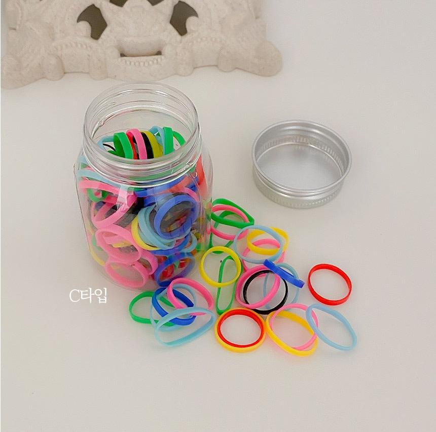 120pcs Basic Elastic Hair Band Set