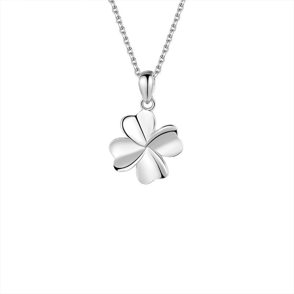 Four Leaf Clover Pendant Simple Necklace